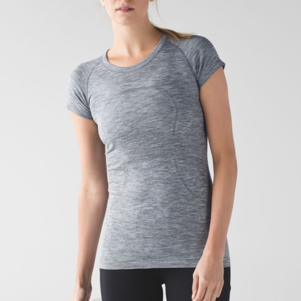 Lululemon swiftly tech short sleeve crew 6 grey